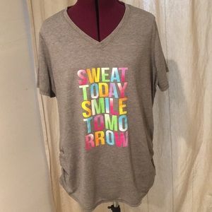 💥 SALE! Sweat Today Smile Tomorrow Workout Top